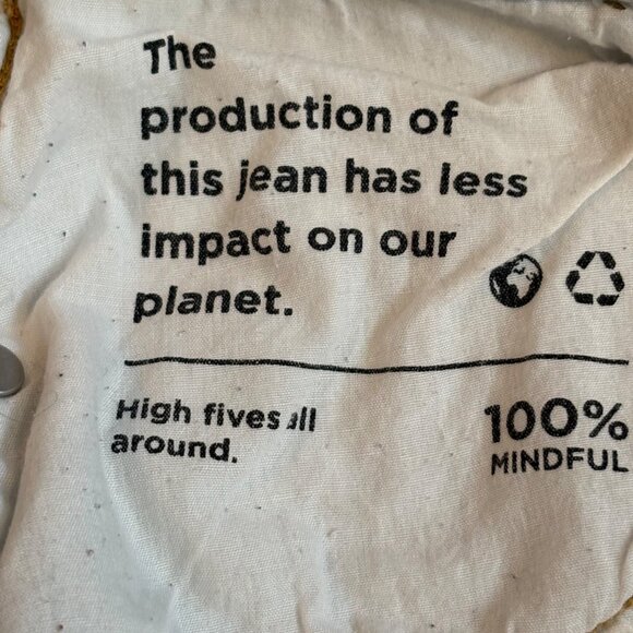 Pacsun Y2K Two-Tone Patchwork Mom Jeans Size 27 Denim Sustainable 90s Vintage - Picture 8 of 9